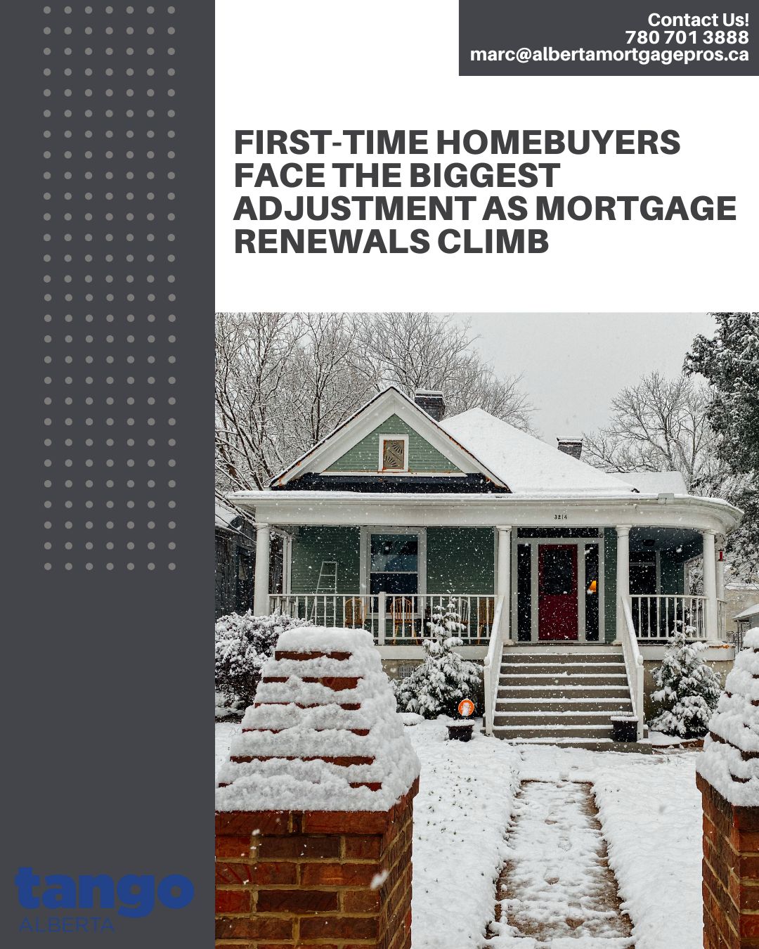 First-time homebuyers face the biggest adjustment as mortgage renewals climb